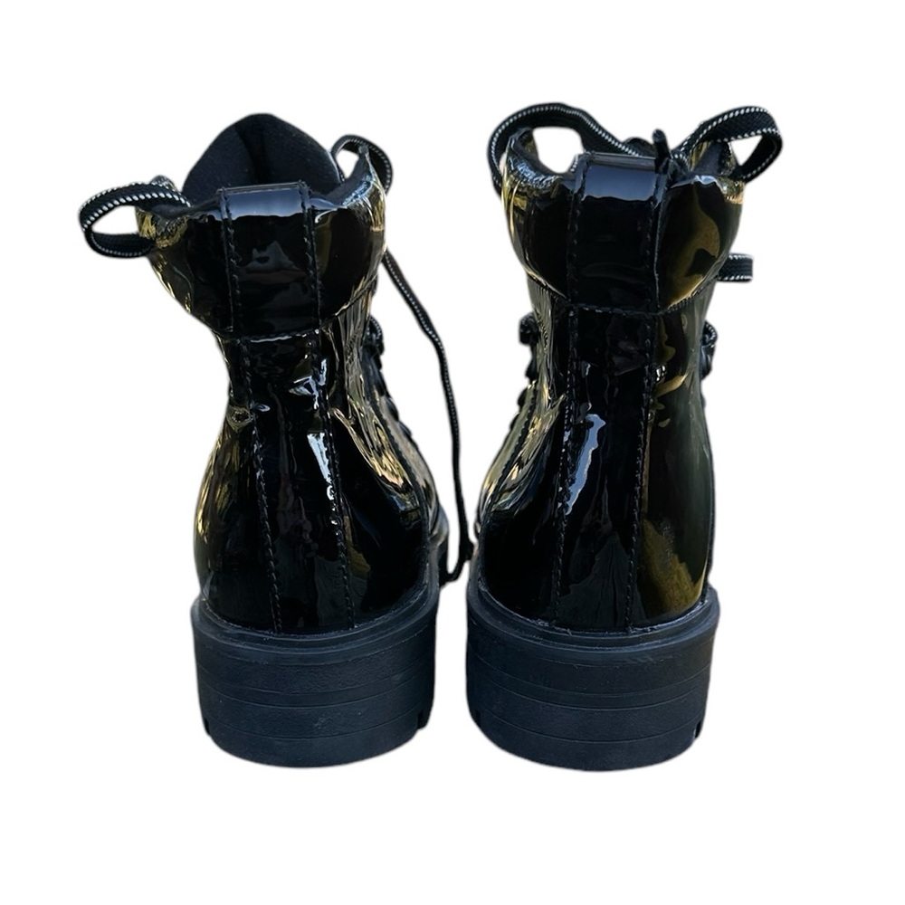 Cougar boots Black Nelson Nash Waterproof patent Leather Hikng Boots size 7 - Picture 5 of 7